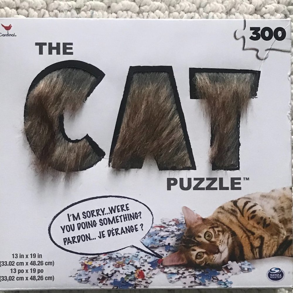Cardinal The CAT Puzzle 300 Piece 13 x19 New
